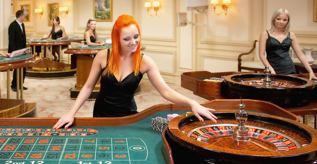 Roulette på live casino